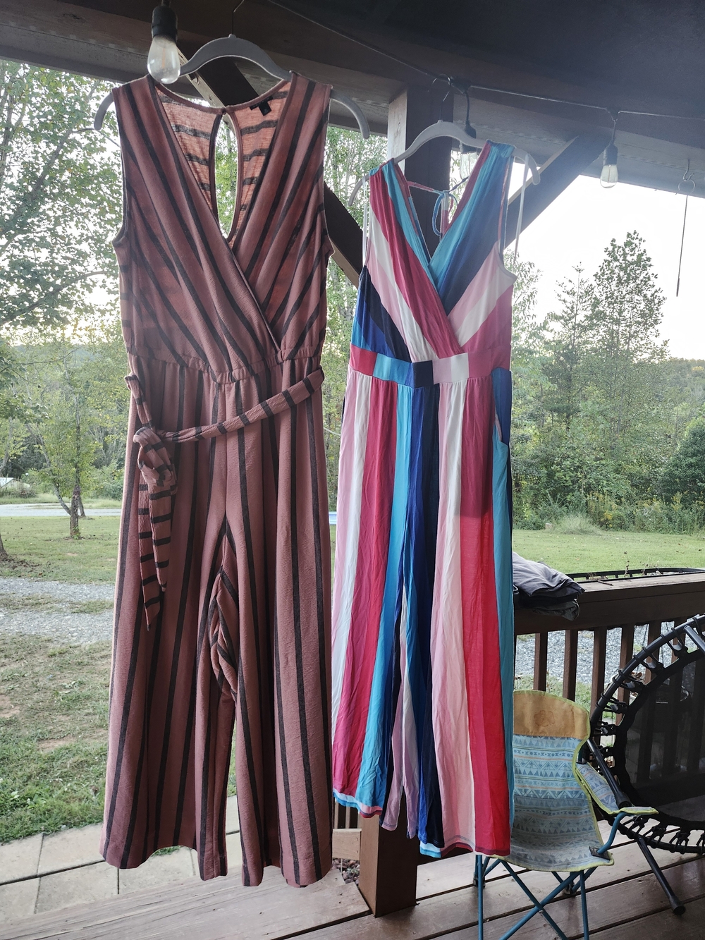 torrid Striped Sleeveless Jumpsuit Bundle